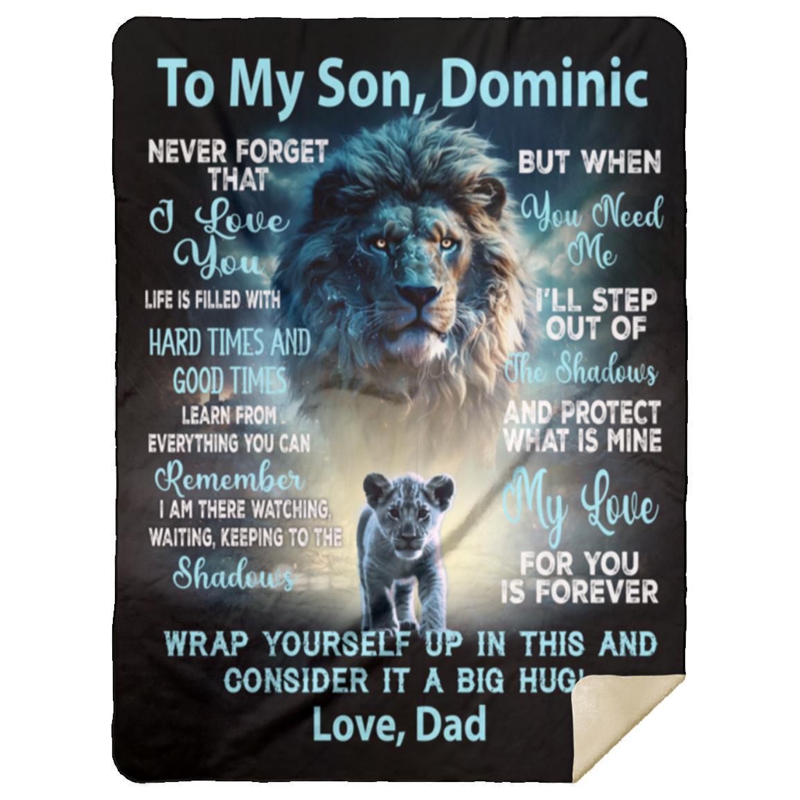 2M 23062953 Black Sherpa Blanket 60x80 Dominic 113-4181049-2348216  acc1  Text_Black MSHL Premium Sherpa Blanket 60x80