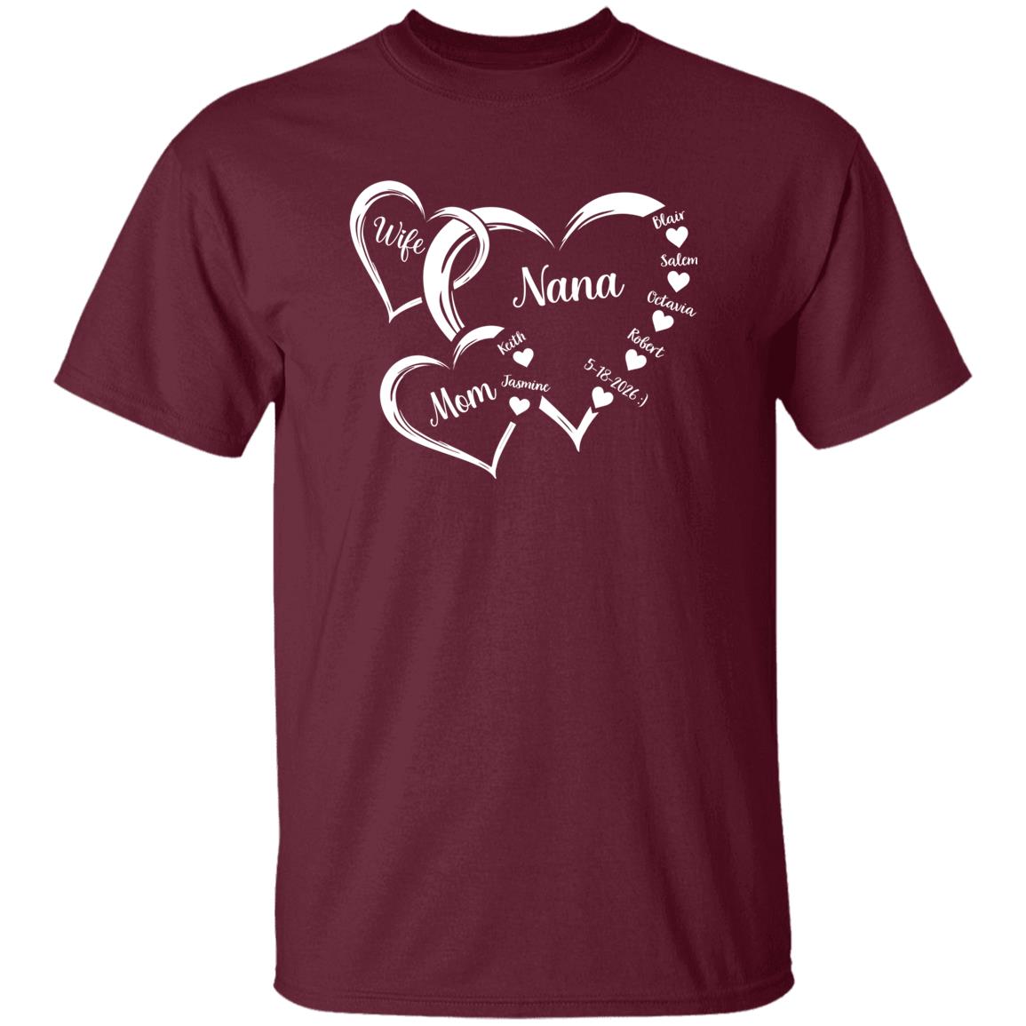 45_54 AUTS 240620615 Unisex T-Shirt Maroon Adult M MOM 112-6699346-3737807 acc6 Text_White Gildan 5.3 oz. T-Shirt