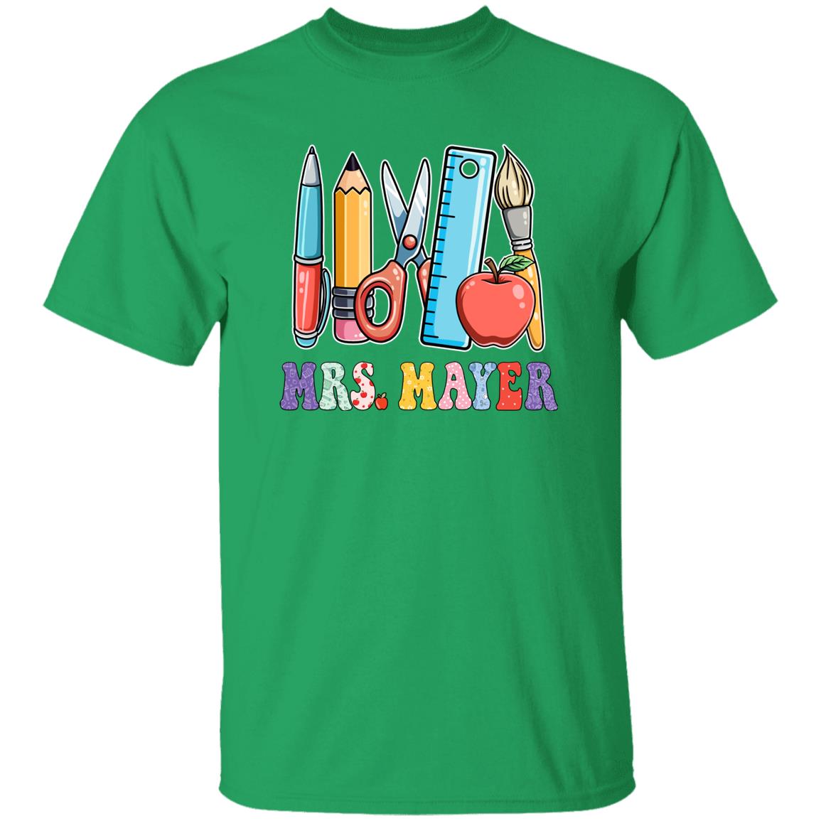 45_54 AUTS 260624626 Unisex T-Shirt Irish Green Adult 3XL Mrs 113-3853976-4401058 acc6 Text_White Gildan 5.3 oz. T-Shirt
