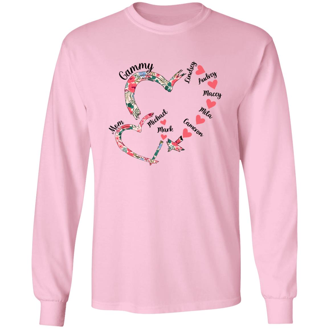 45_54 ALOS 250717726 Long Sleeve Tee Light Pink Adult M Mom 112-7343510-4934639 acc7 Text_Black Gildan LS T-Shirt 5.3 oz.