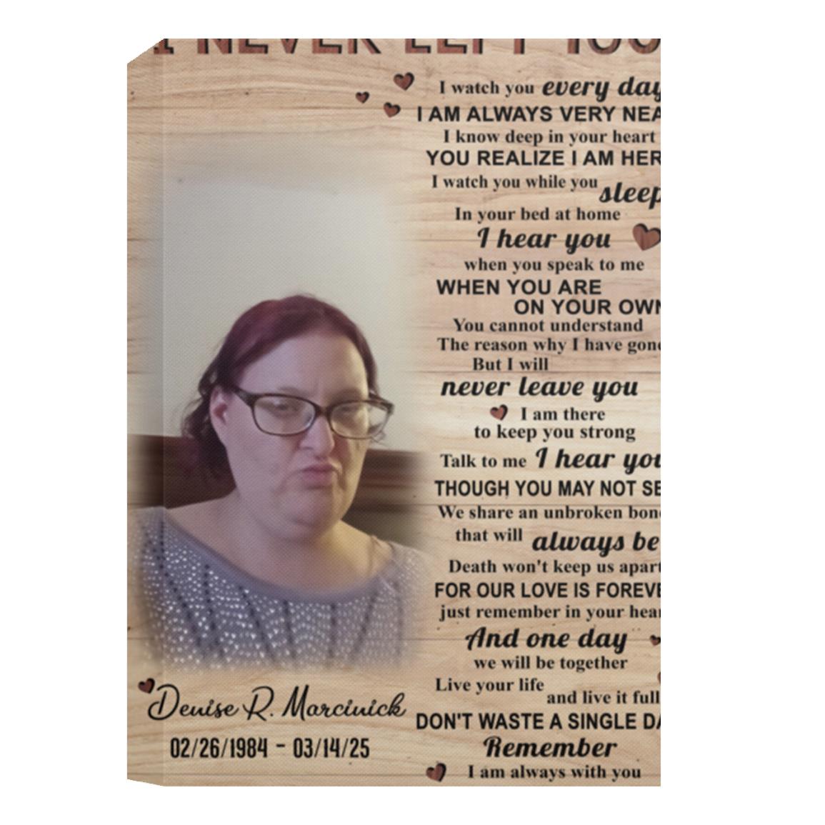 2 ANH4 23072716 Canvas 16 x 24 1.5 Frame Denise 111-9311929-5931430 acc4 Text_Black Deluxe Portrait Canvas 1.5in Frame