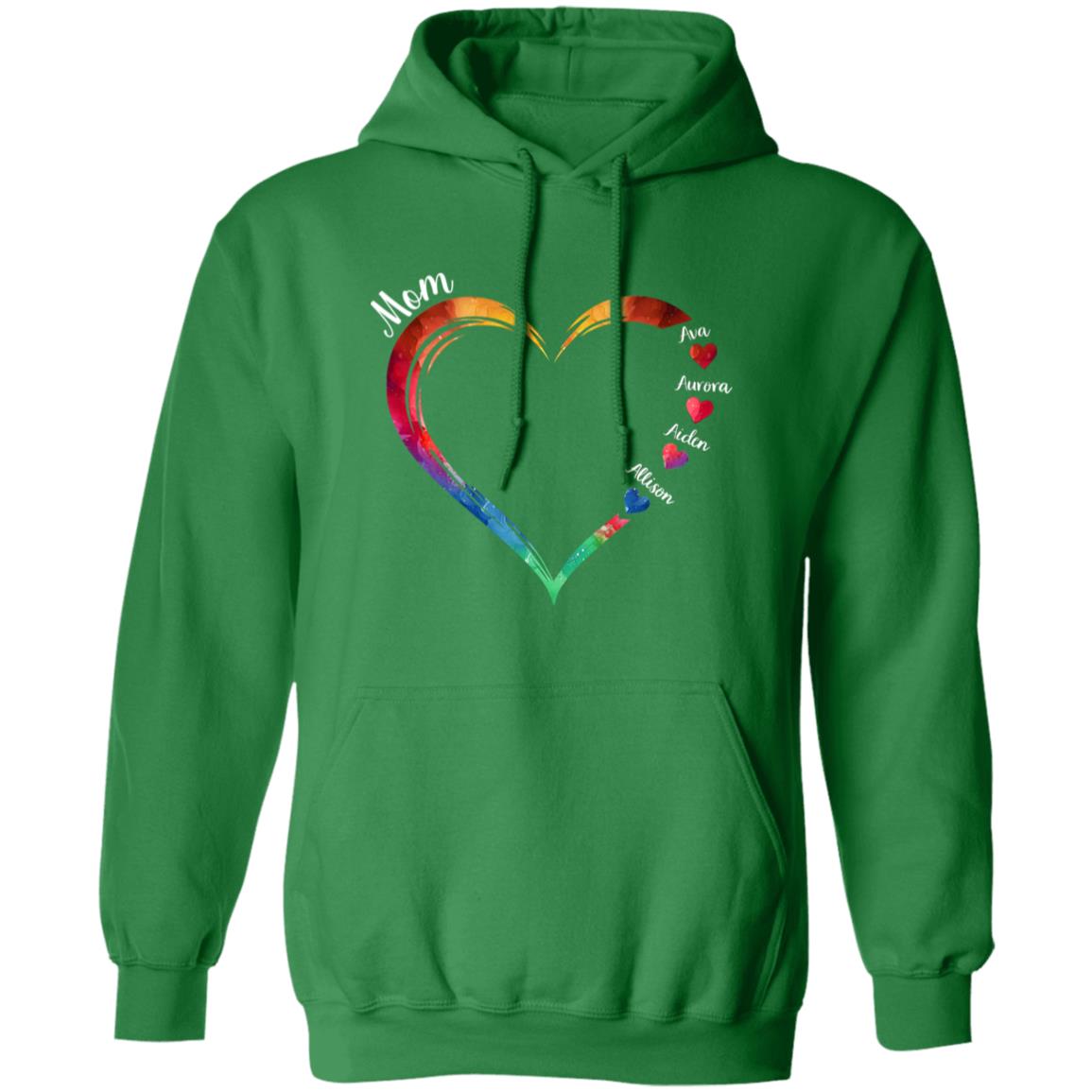 45_54 AHD 240622624 Pullover Hoodie Irish Green Adult XL Mom 112-1816667-6860215 acc6 Text_White Gildan Pullover Hoodie