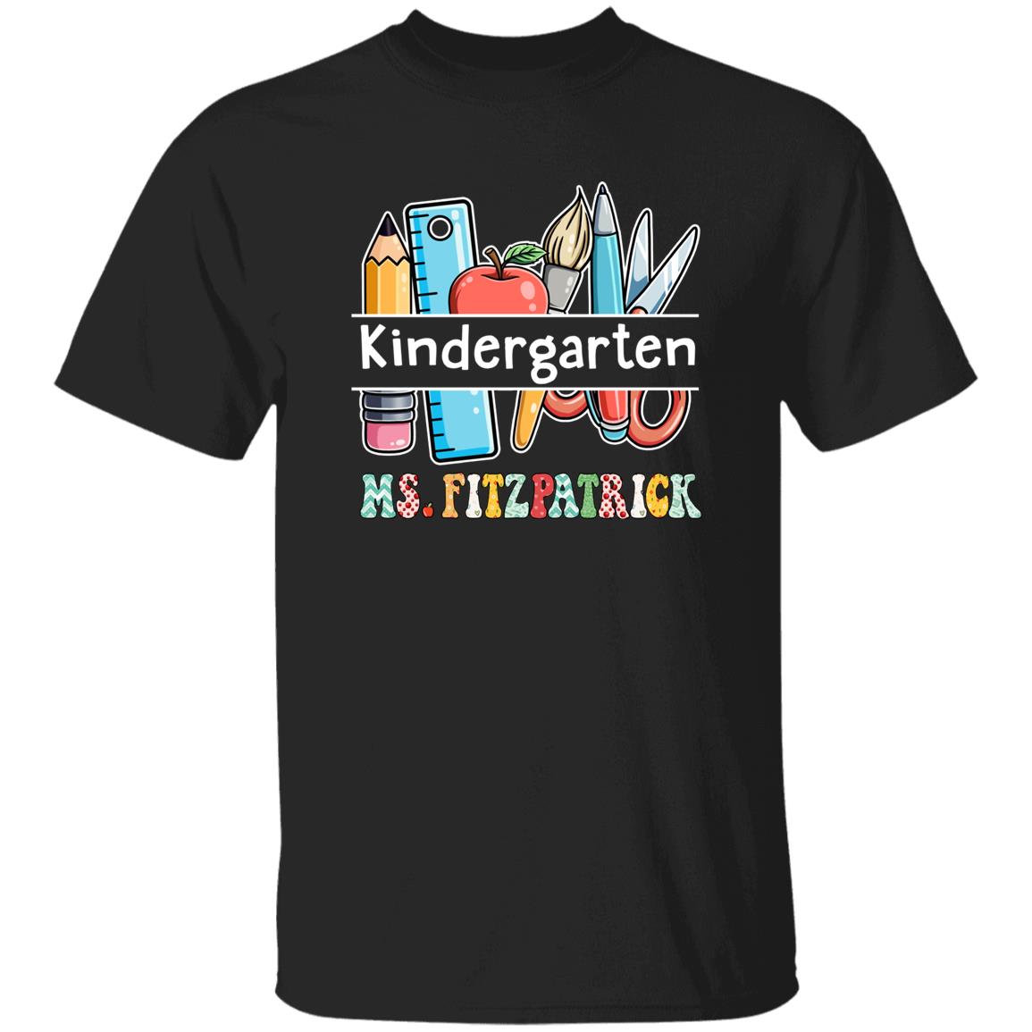 45_54 AUTS 260619511 Unisex T-Shirt Black Adult L Kindergart 112-3074045-8497803 acc5 Text_White Gildan 5.3 oz. T-Shirt