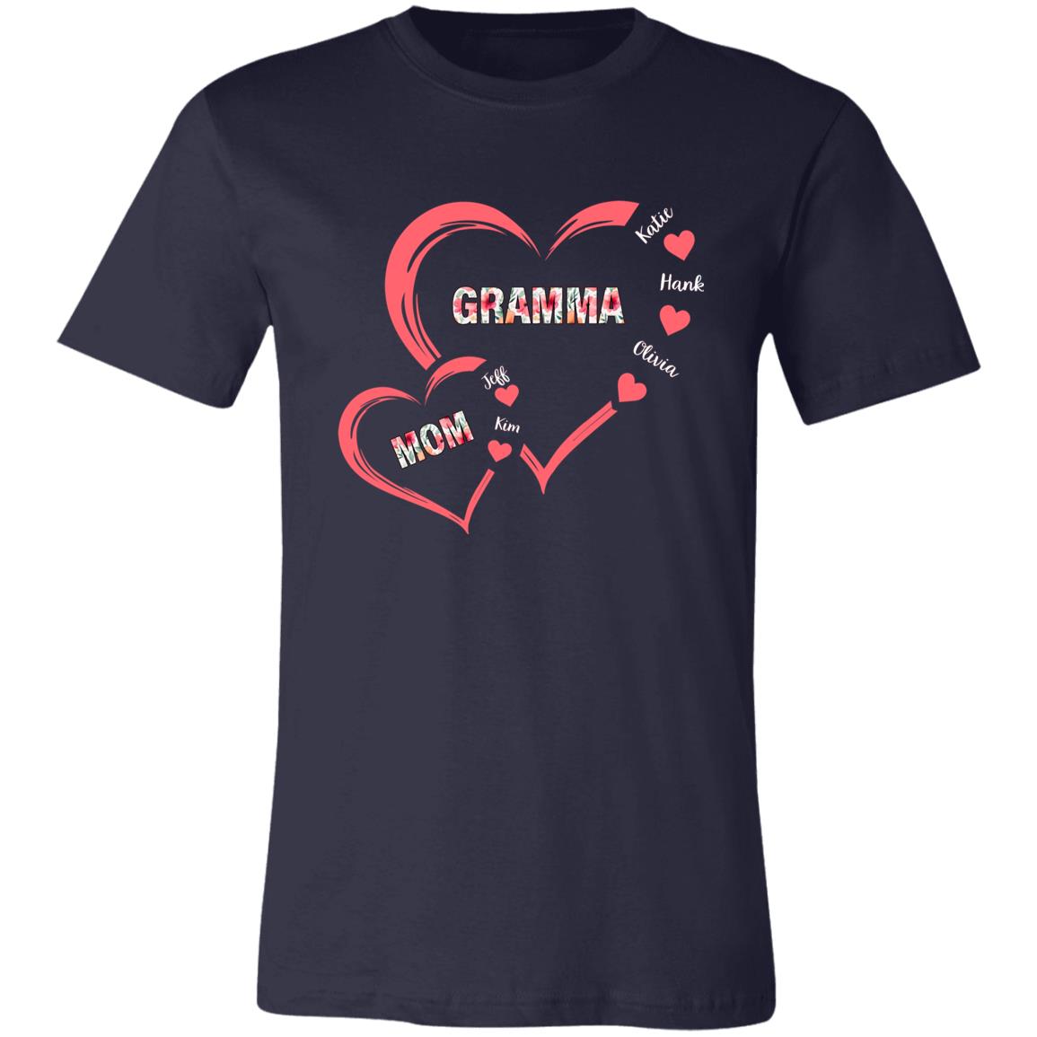 45_54 APTS 240620619 Premium T- Shirt Navy Adult 2XL Mom 112-5956431-8590649 acc6 Text_White Bella + Canvas Unisex Jersey Short-Sleeve T-Shirt