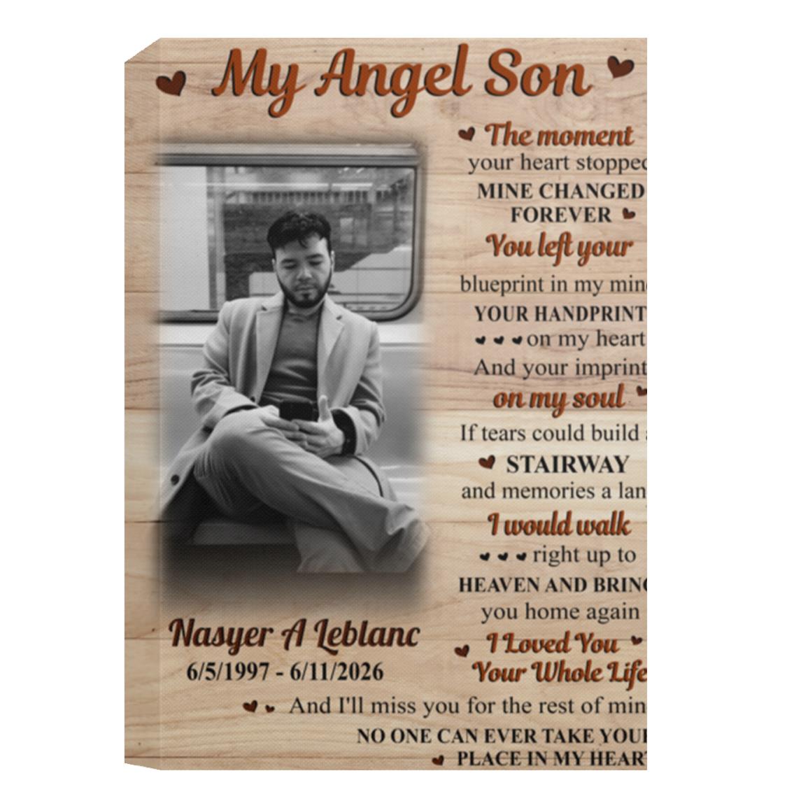 2 ANH5 250630535 Canvas 12 x 16 1.5 Frame Nasyer 112-3411570-4987440 acc5 Text_Black Deluxe Portrait Canvas 1.5in Frame