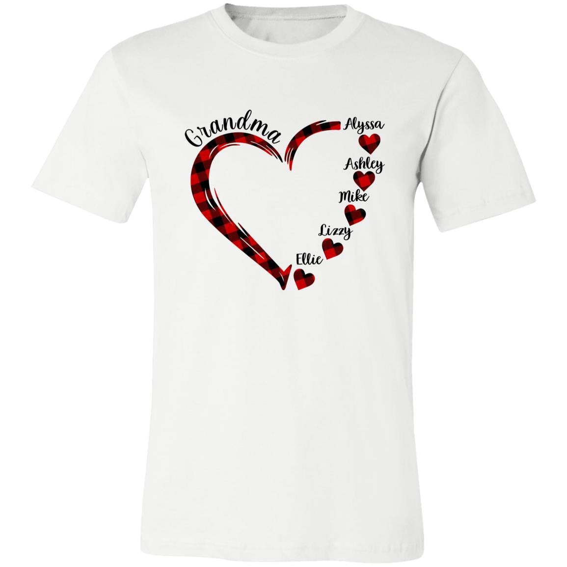 45_54 APTS 260313667 Premium T- Shirt White Adult M Grandma 112-1246587-2570616 acc6 Text_Black Bella + Canvas Unisex Jersey Short-Sleeve T-Shirt