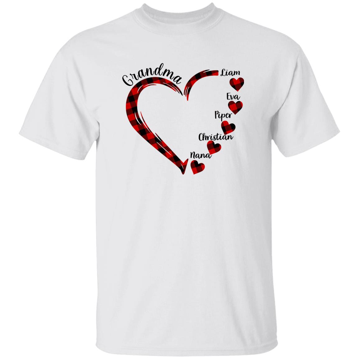 260313667 Unisex T-Shirt White Adult XL Grandma 111-5035449-2387400 acc6 Text_Black h Gildan 5.3 oz. T-Shirt