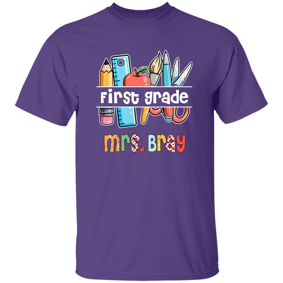 45_54 AUTS 250710774 Unisex T-Shirt Purple Adult M First 112-0225383-4651466 acc7 Text_White Gildan 5.3 oz. T-Shirt