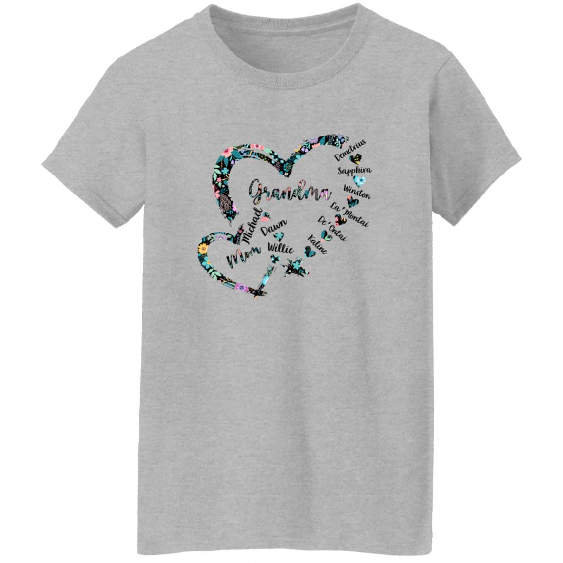 45_54 ALTS 250717727 Ladies T-Shirt Sport Grey Adult XL Mom 113-4801419-5573807 acc7 Text_Black Gildan Ladies' 5.3 oz. T-Shirt