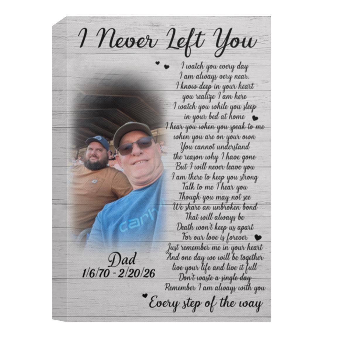 2 ANH 23080115 Canvas 08 x 12 1.5 Frame Dad 112-7268823-9052241 acc4  Text_Black CANPO15 Deluxe Portrait Canvas 1.5in Frame