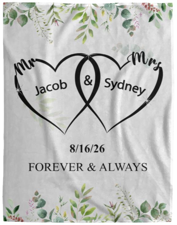 2M 250621535 Fleece Blanket 60x80 Jacob 114-6413162-6132245 acc5 Text_Black Cozy Plush Fleece Blanket - 60x80