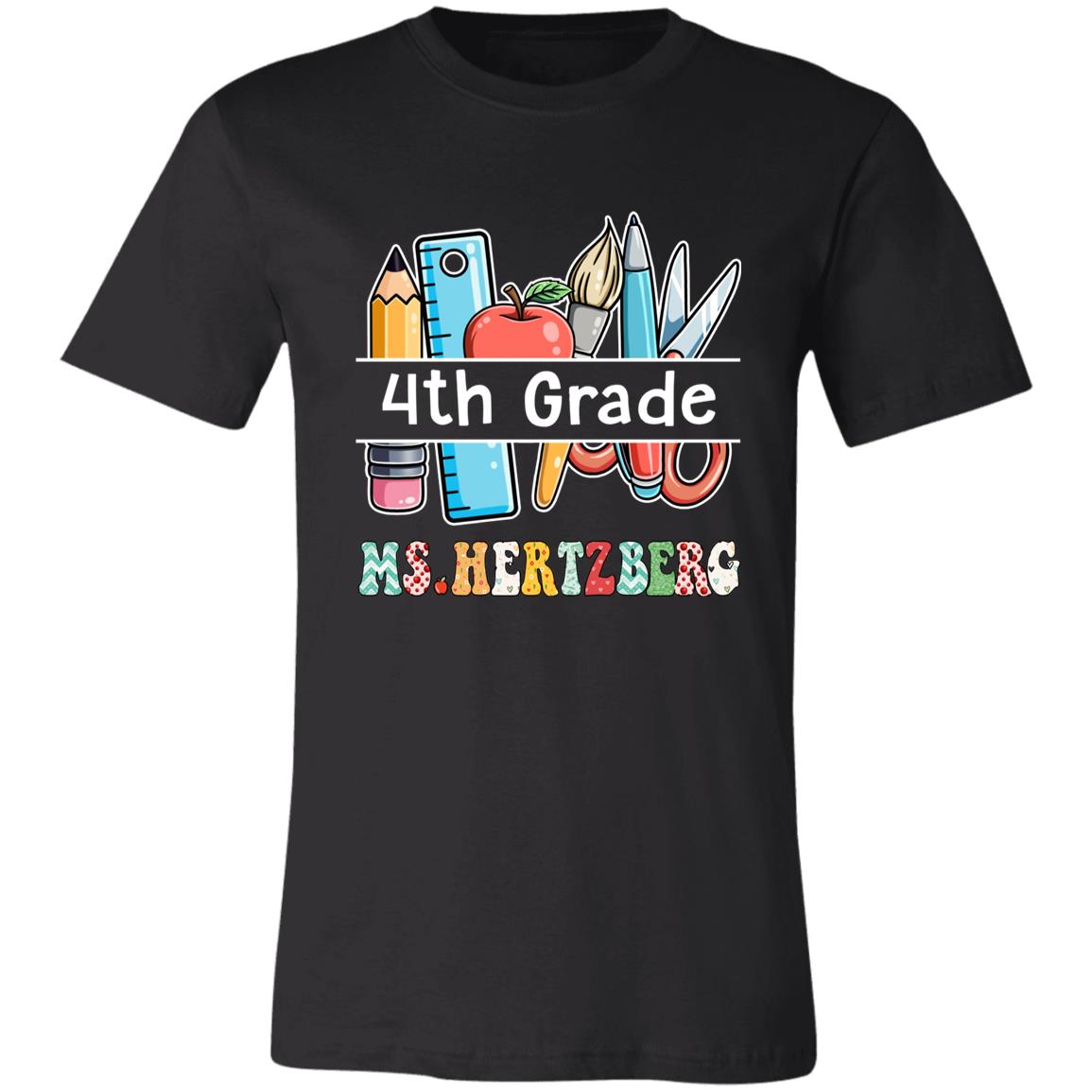 45_54 APTS 260619511 Premium T- Shirt Black Adult 2XL th 113-0270579-8497024 acc5 Text_White Bella + Canvas Unisex Jersey Short-Sleeve T-Shirt