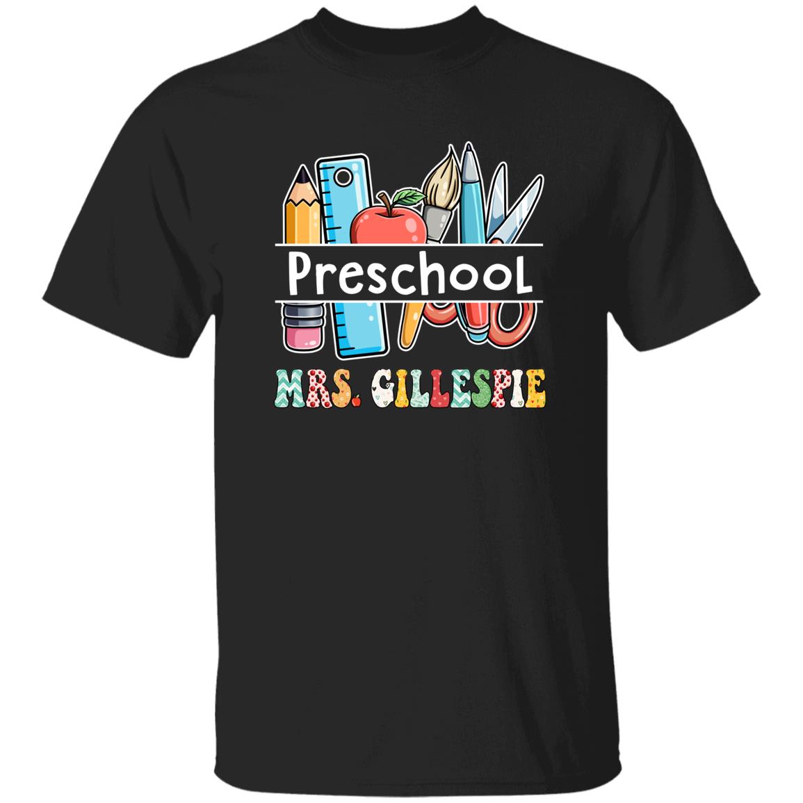 45_54 AUTS 260619511 Unisex T-Shirt Black Adult S PRESCHOOL 112-2757067-8042634 acc5 Text_White Gildan 5.3 oz. T-Shirt