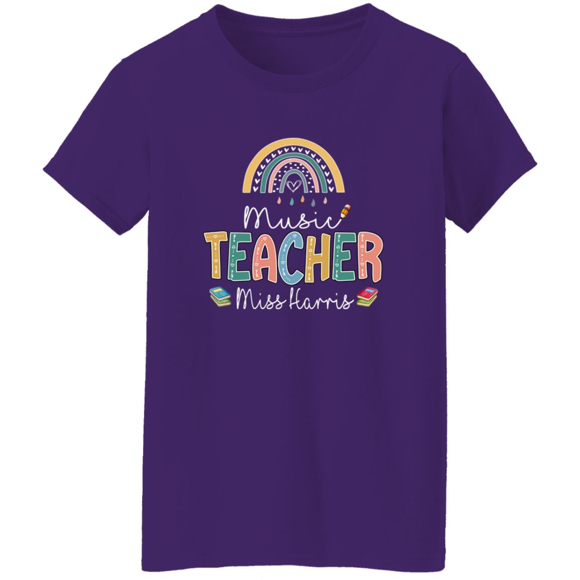 45_54 ALTS 24061413 Ladies T-Shirt Purple Adult L Miss 113-4206101-6433038 acc6 Text_White Gildan Ladies' 5.3 oz. T-Shirt