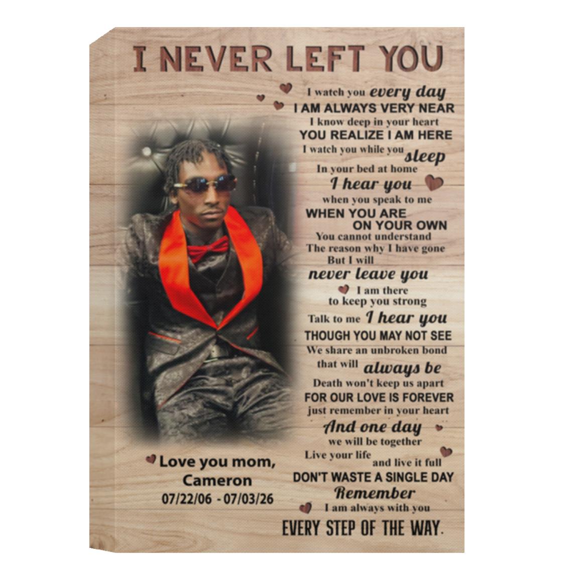 TEMP_CC CV_DOC1 23072716 Canvas 08 x 12 1.5 Frame Love 113-1310458-2812211 acc4 Text_Black Deluxe Portrait Canvas 1.5in Frame