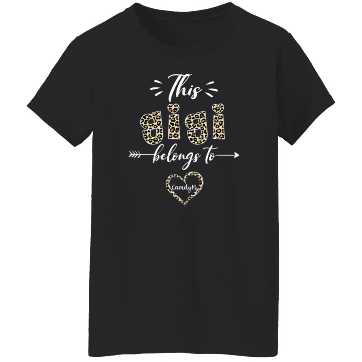 45_54 ALTS AKTH680330 Ladies T-Shirt Black Adult S GiGi 112-4805666-4837825 acc7 Text_White Gildan Ladies' 5.3 oz. T-Shirt
