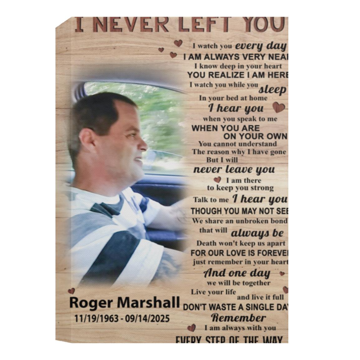 2 ANH 23072716 Canvas 12 x 18 1.5 Frame Roger 113-1546261-1167437 acc4  Text_Black CANPO15 Deluxe Portrait Canvas 1.5in Frame