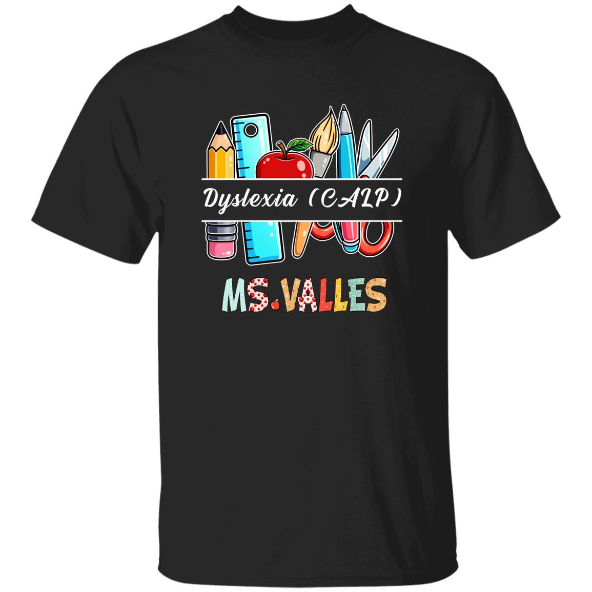 24061748 Unisex T-Shirt Black Adult 2XL Dyslexia 113-2877741-7143440 acc5 Text_White Gildan 5.3 oz. T-Shirt