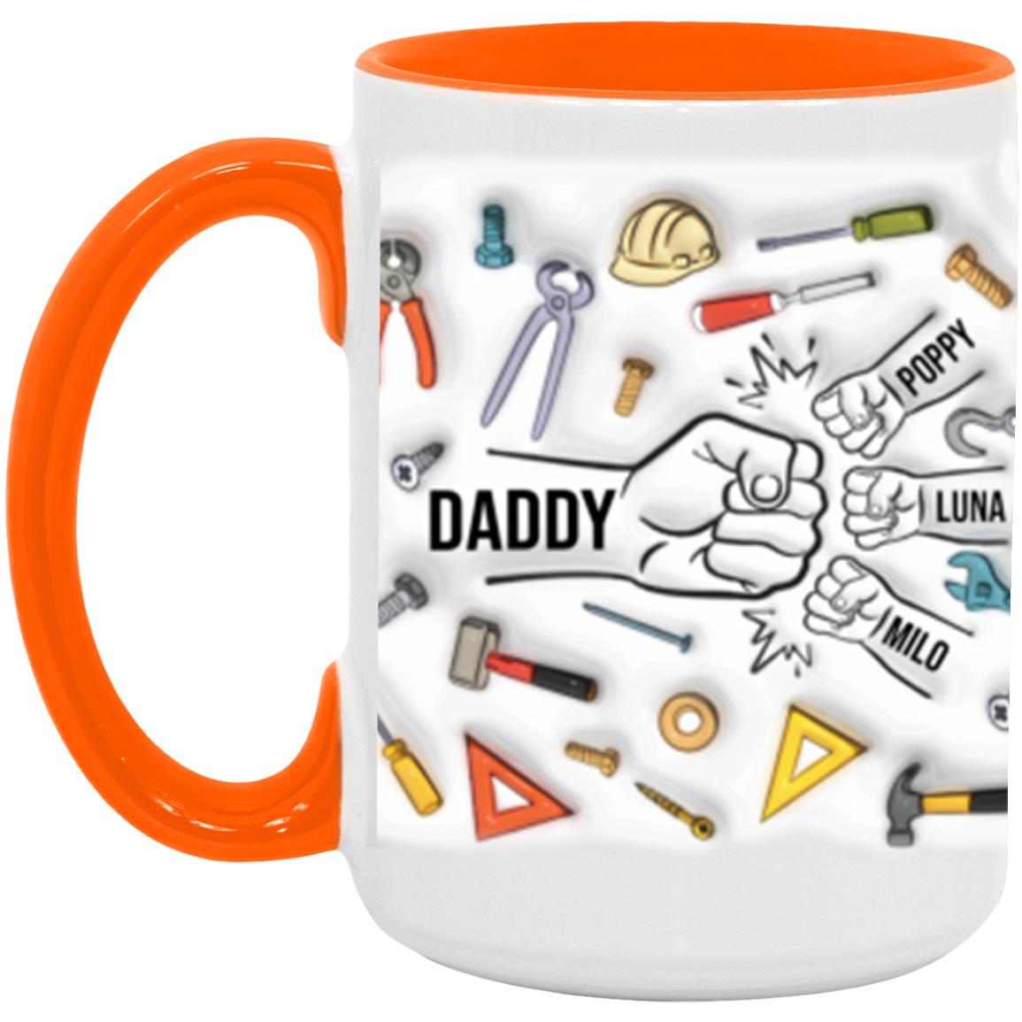 TEMP_CC MAC5O 260530684 ACCENT MUG-ORANGE 15 OZ Daddy 111-4326823-3239421 acc6 Text_Black 15oz Accent Mug