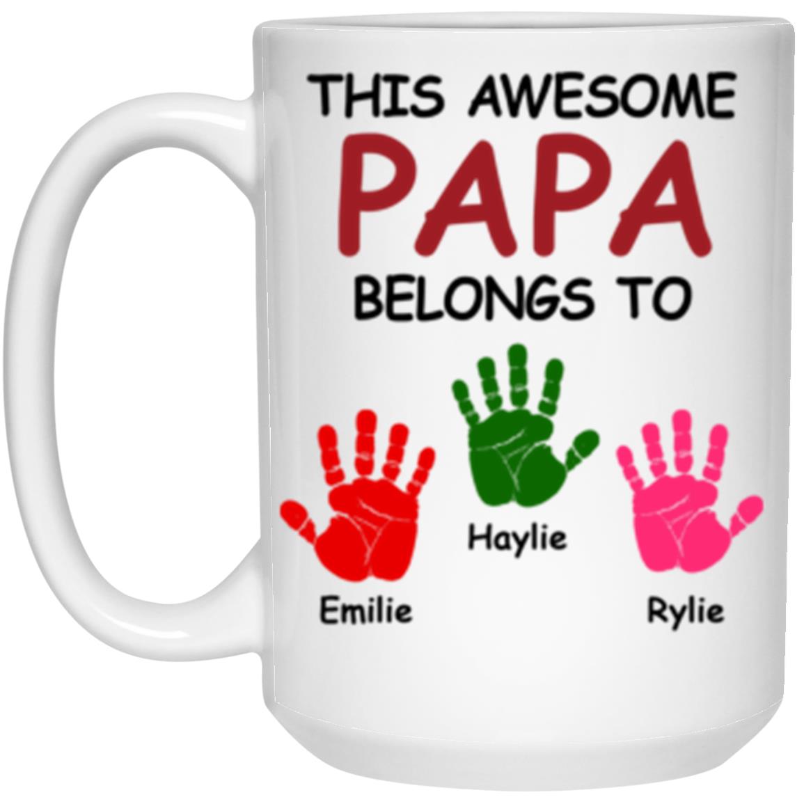 TEMP_CC MW5 20250513422 WHITE MUG - 15 OZ Papa 111-3021088-9321816 acc4  Text_Black 15oz White Mug