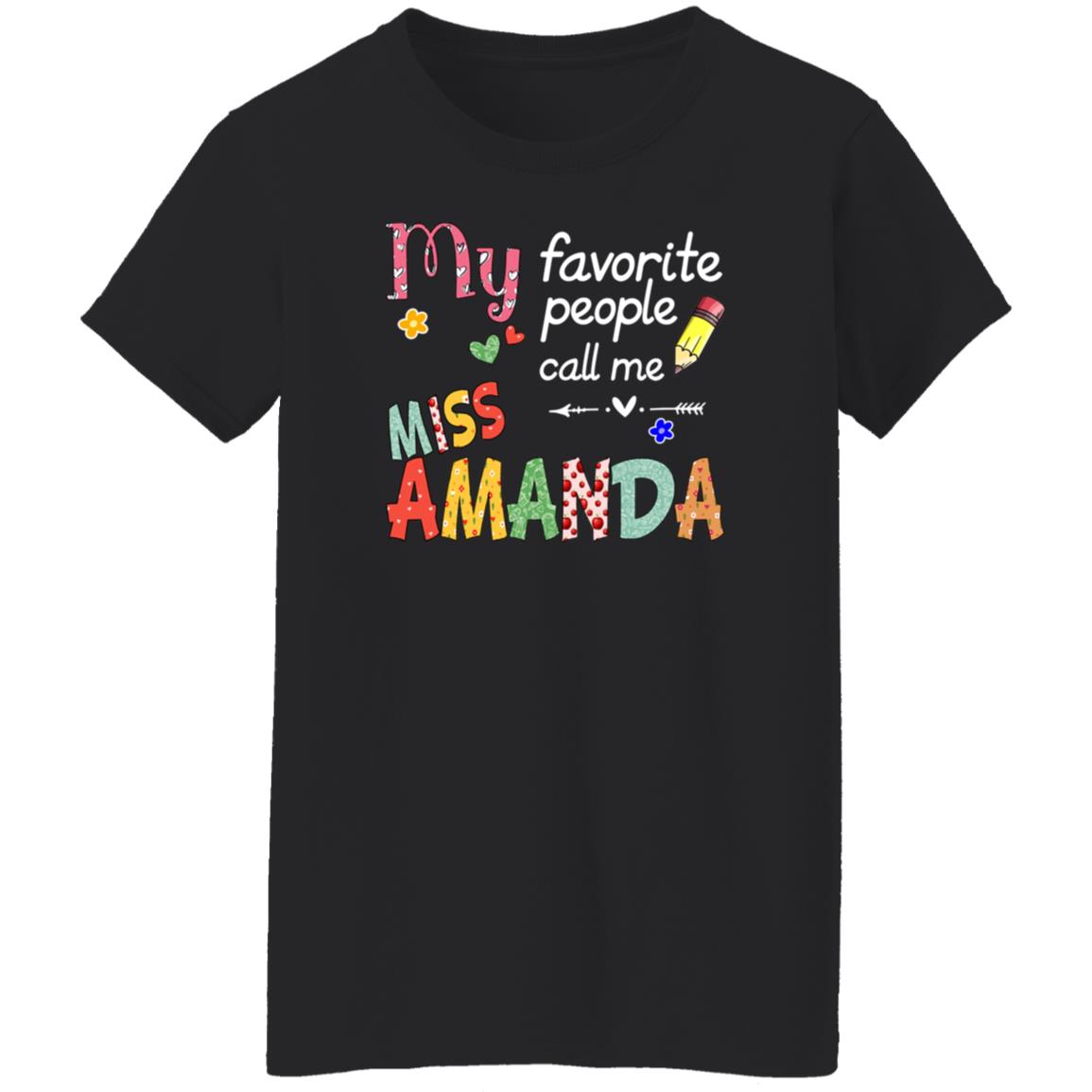 45_54 ALTS 250710778 Ladies T-Shirt Black Adult XL Miss 113-5367864-4326634 acc7 Text_White Gildan Ladies' 5.3 oz. T-Shirt